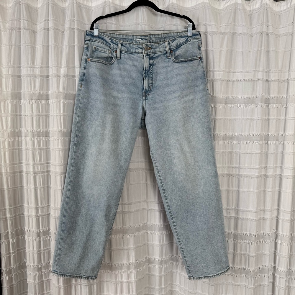 Old Navy High Rise OG Loose Light Straight Leg jeans